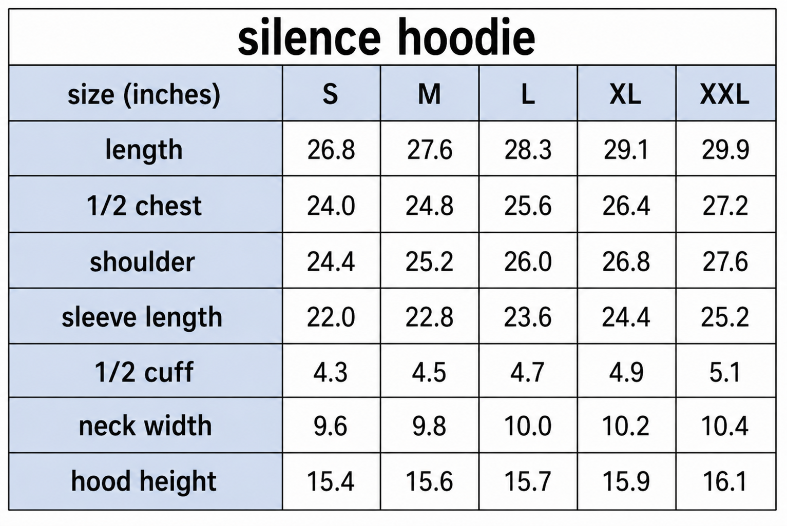 Silence Hoodie